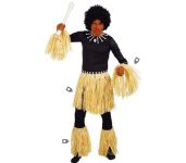 Zulu set sukně a ozdoby na nohy a ruce