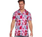 Kostým Havajská košile plaměňák | Velikost L 52-54, Velikost M 48-50