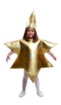 Dětský kostým Zlatá hvězda | Pro věk (roků) 3-4, Pro věk (roků) 5-6, Pro věk (roků) 7-9