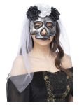 Maska Lebka nevěsty se závojem