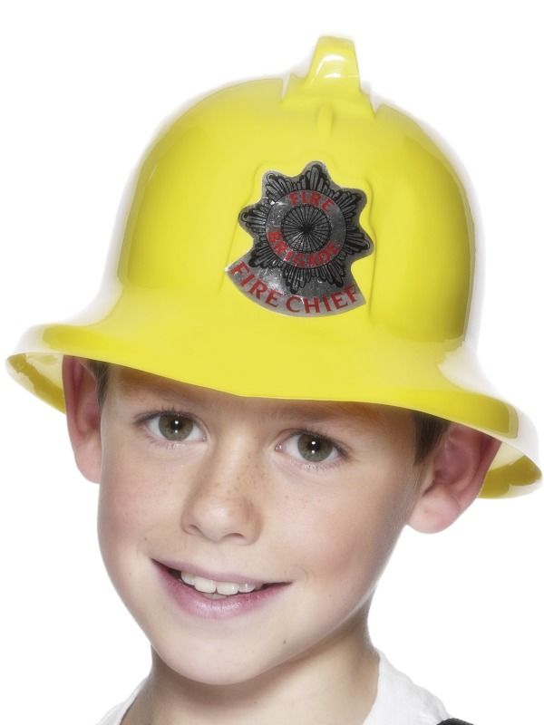 Dětská helma Hasič žlutá