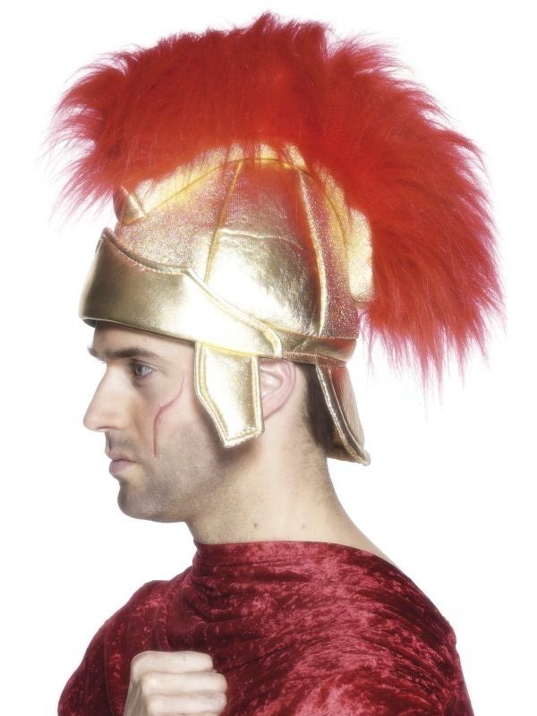 Helma Římská s červenou chocholkou
