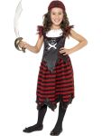 Dětský kostým Pirátka | Pro věk (roků) 10-12, Pro věk (roků) 4-6, Pro věk (roků) 7-9