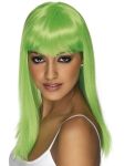 Paruka Glamourama neonově zelená