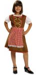 Dětský kostým Tyrolská dívka | Pro věk (roků) 3-4, Pro věk (roků) 5-6