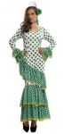 Kostým Tanečnice flamenga zelená | Velikost M/L 42-44, Velikost XL 48-50