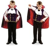 Dětský kostým Král Vamp | Pro věk (roků) 3-4, Pro věk (roků) 7-9