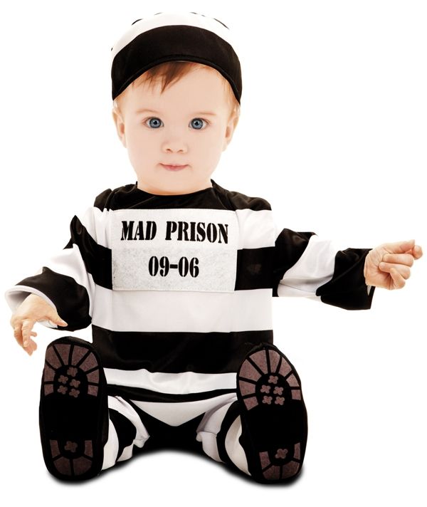 Dětský kostým Vězeň - Pro věk (měsíců) 0-6