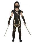 Dětský kostým Černý Ninja | Pro věk (roků) 10-12, Pro věk (roků) 5-6, Pro věk (roků) 7-9