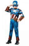 Dětský kostým Captain America deluxe | Pro věk (roků) 3-4, Pro věk (roků) 5-6, Pro věk (roků) 7-8