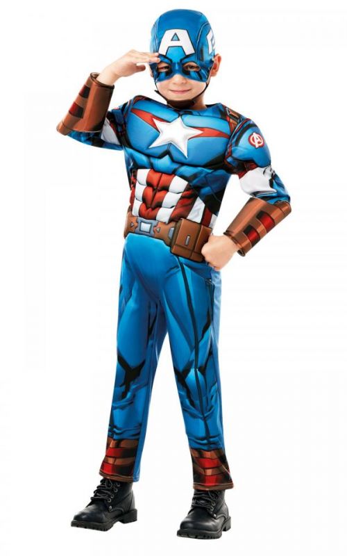 Dětský kostým Captain America deluxe