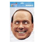 Papírová maska Silvio Berlusconi